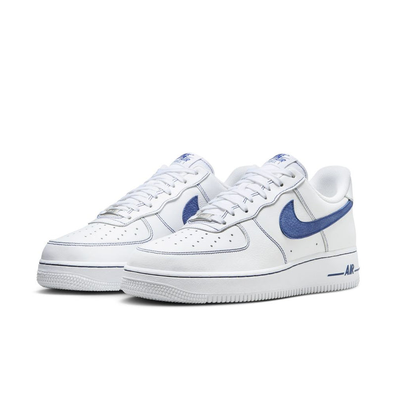 Nike Air Force 1 '07 LV8 Men's Shoes 'White/Deep Royal Blue'