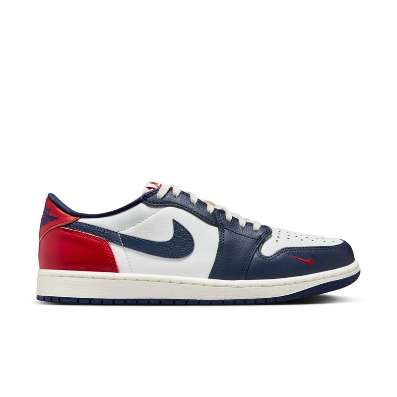 Air Jordan 1 Retro Low Men's Shoes 'White/Red/Navy'