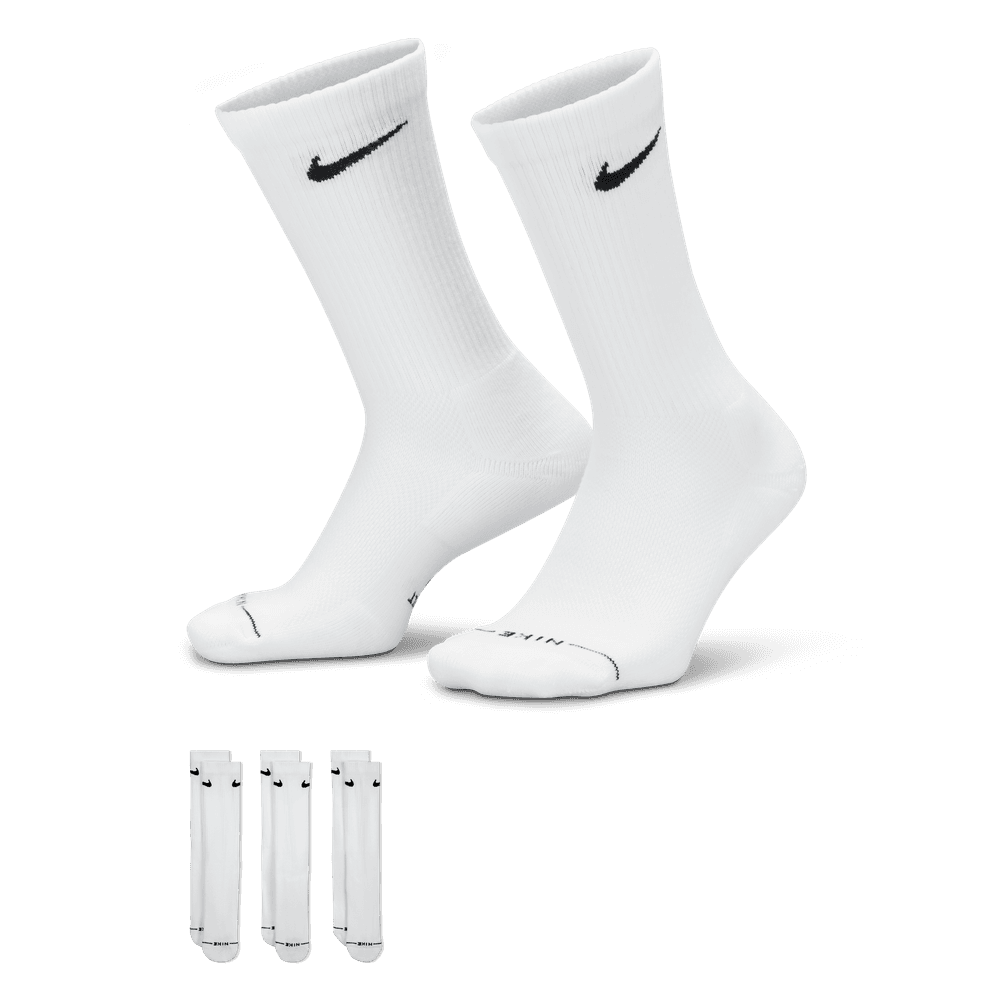 Nike Everyday Elevated Crew Socks (3 Pairs) 'White/Black'