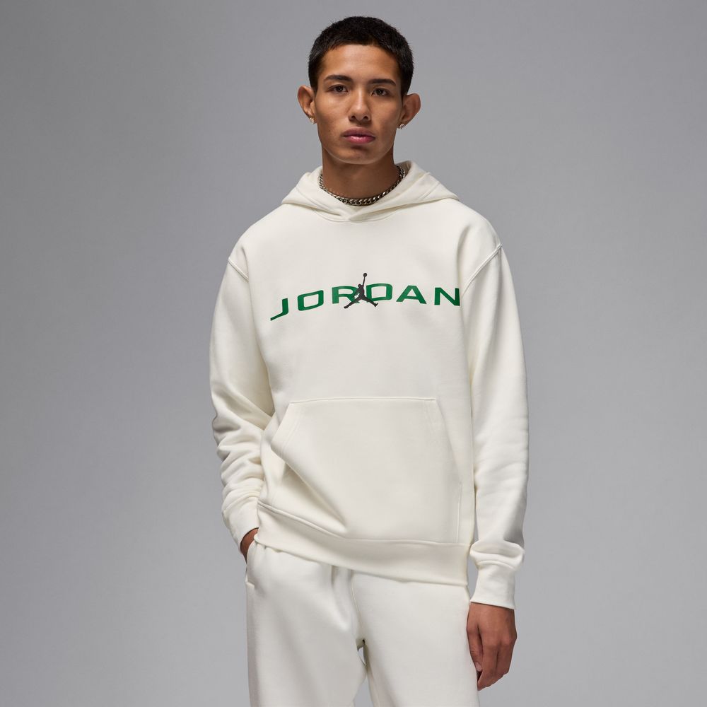 Jordan Essentials Men's Fleece Hoodie 'Sail/Green'