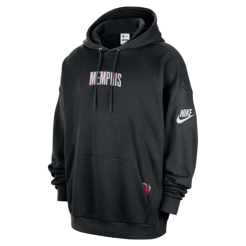 Memphis Grizzlies 2025/26 Hardwood Classics Men's Nike Club NBA Premium Pull-Over Hoodie 'Black'