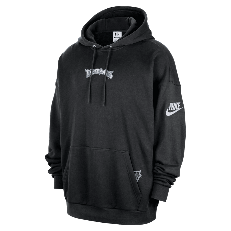 Minnesota Timberwolves 2025/26 Hardwood Classics Men's Nike Club NBA Premium Pull-Over Hoodie 'Black'