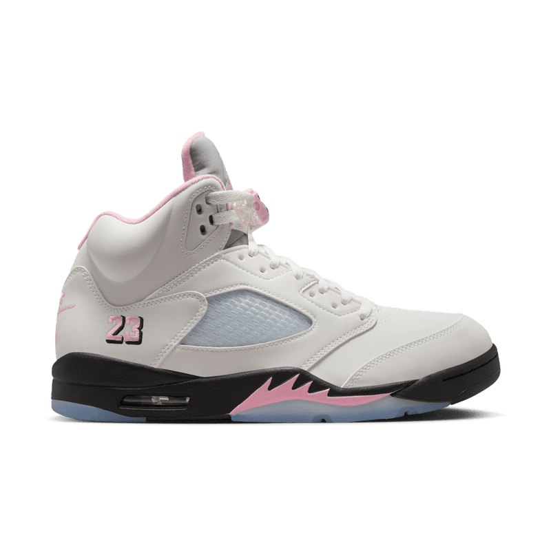 Air Jordan 5 Retro Men's Shoes 'White/Soft Pink/Black'