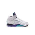 Jordan 5 Retro "Grape" Little Kids' Shoes (PS) 'White/Emerald/Grape'