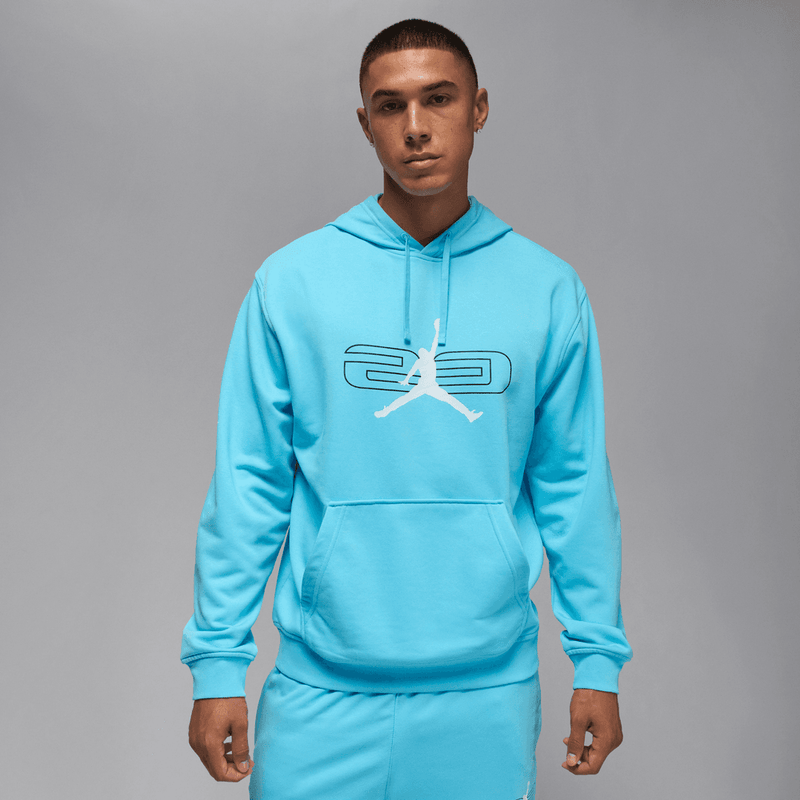 Jordan Sport Crossover Men's Fleece Pullover Hoodie 'Blue Chill'