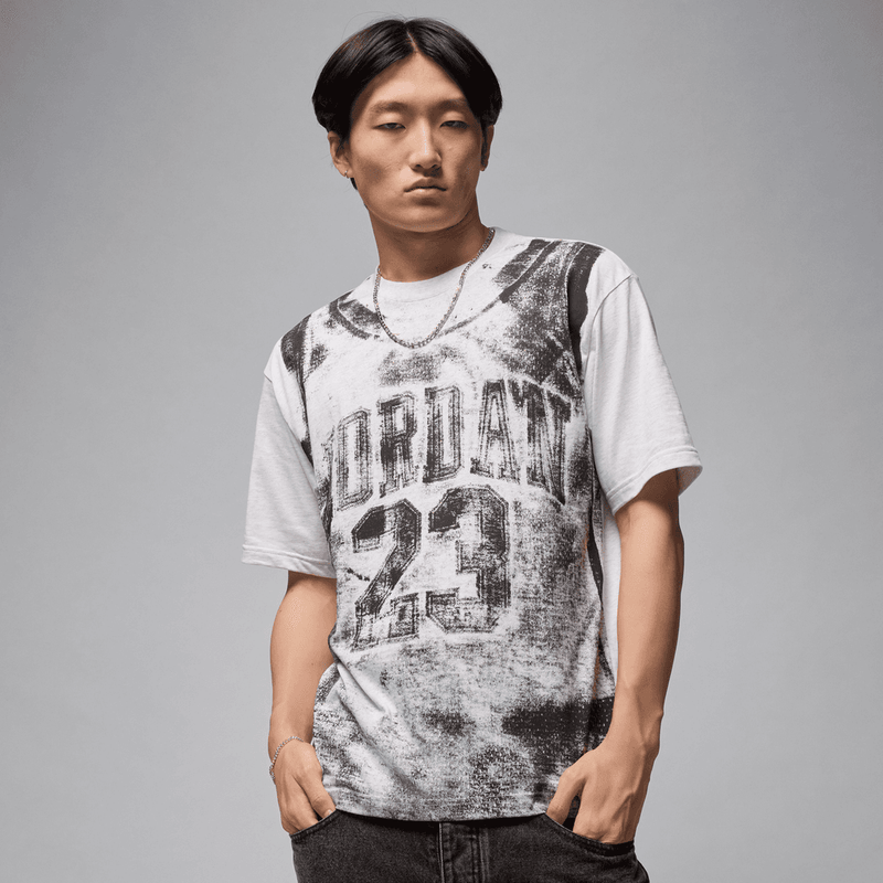 Jordan Brooklyn Men's Collegiate Graphic T-Shirt 'Birch Heather'