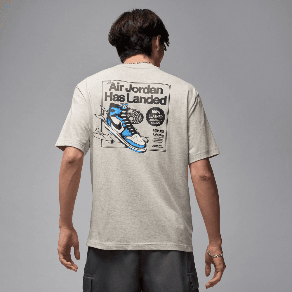 Jordan AJ1 Men's T-Shirt 'Grey Heather'