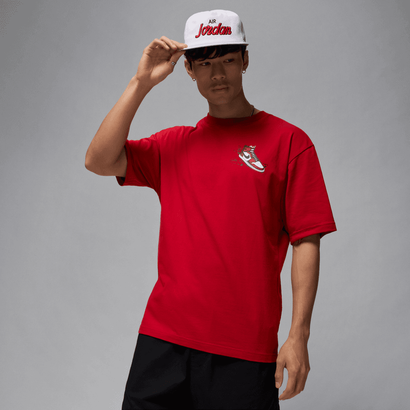 Jordan AJ1 Men's T-Shirt 'Red'