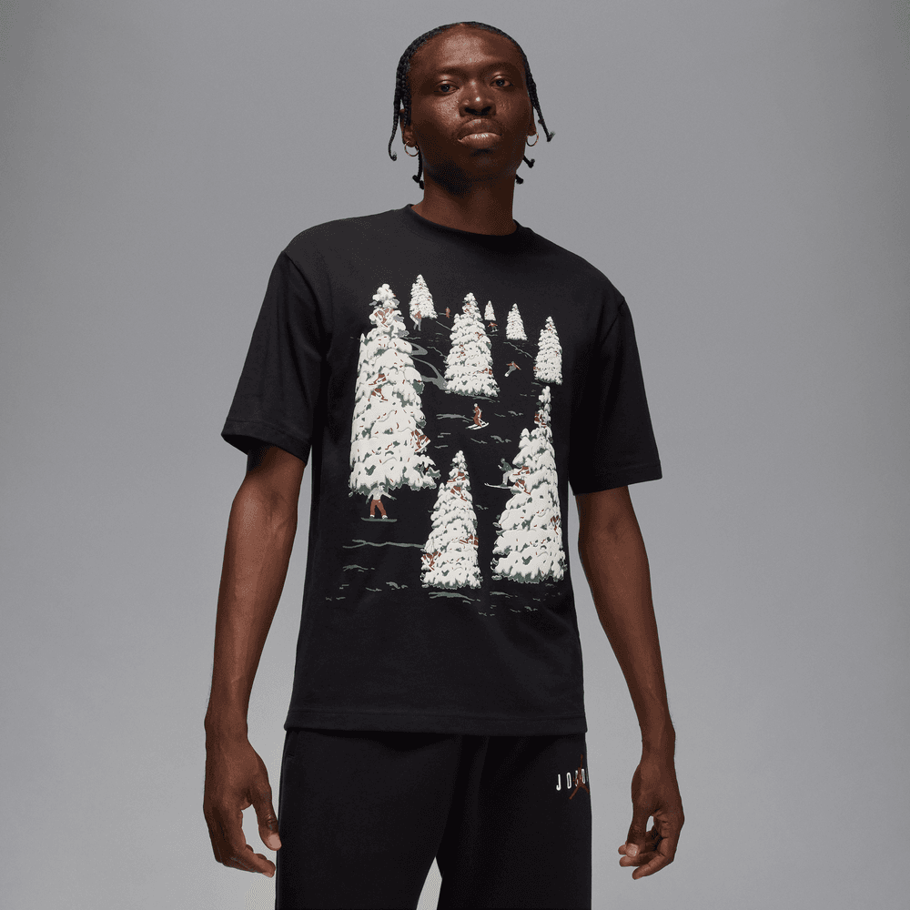 Jordan Brk Holiday GFX T-Shirt 'Black'