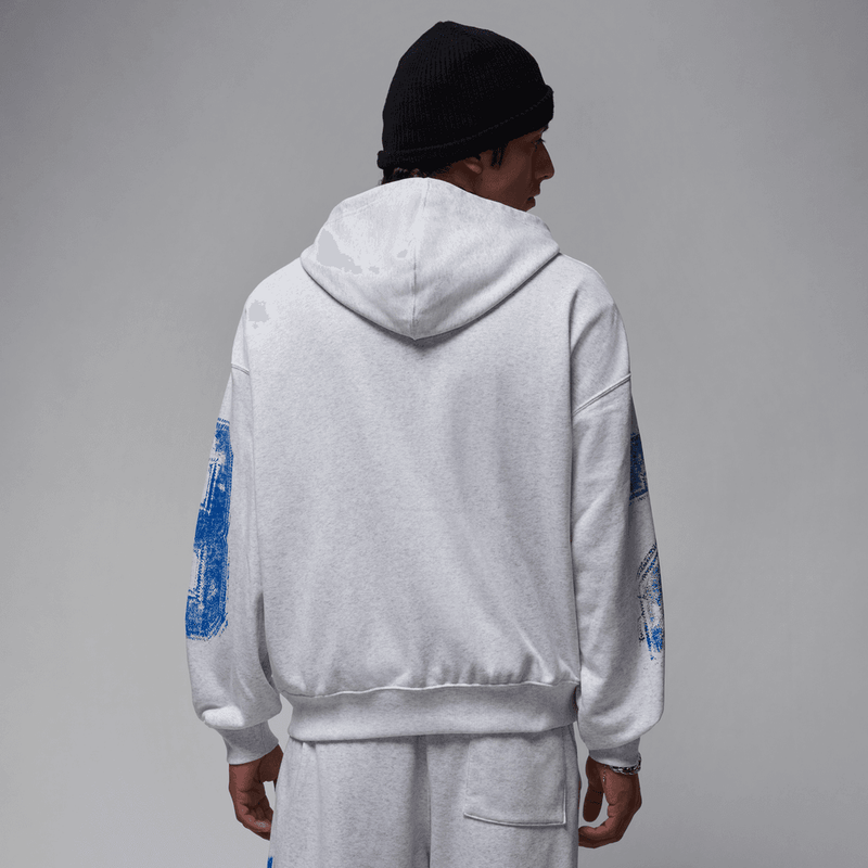 Jordan Brooklyn Men's Collegiate Pullover Hoodie 'Grey Heather'