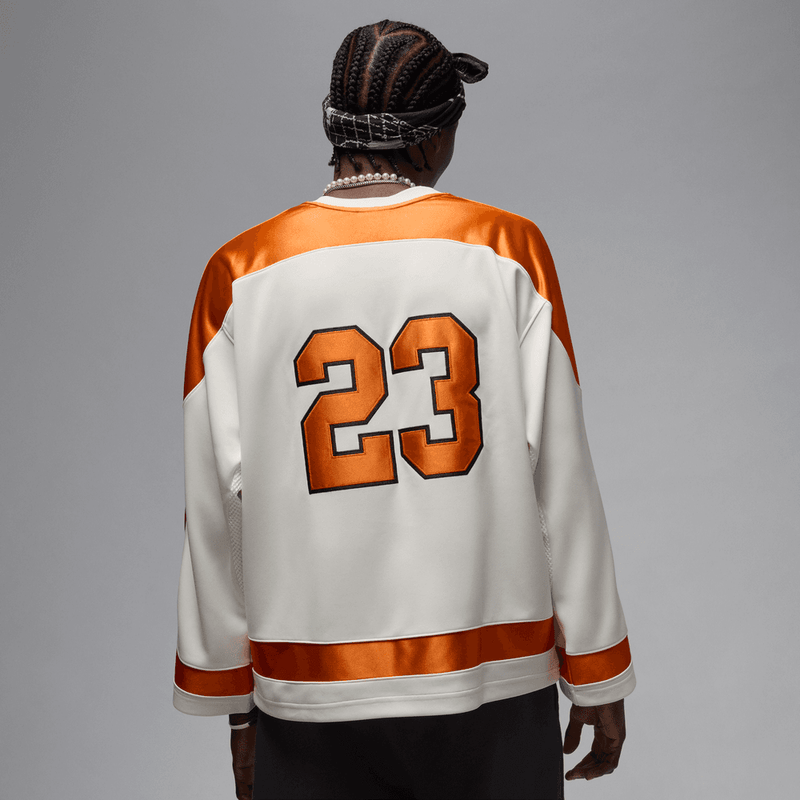 Jordan Brooklyn Men's Collegiate Hockey Jersey 'Sail/Starfish'