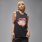 Jordan Flight Women's Sleeveless Graphic T-Shirt 'Off Noir'