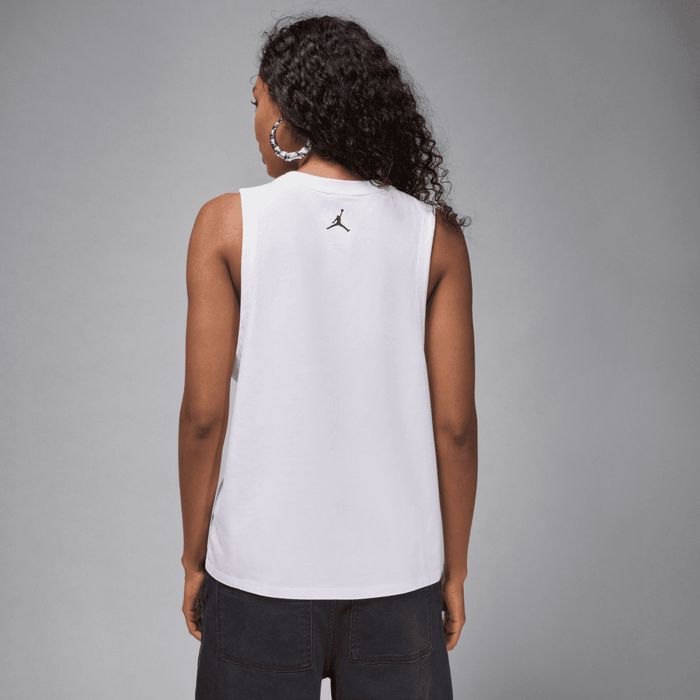 Jordan Flight Women's Sleeveless Graphic T-Shirt 'White'