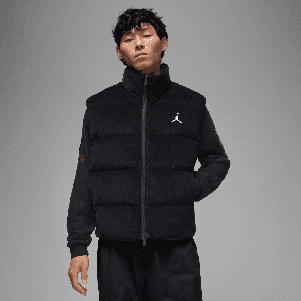Jordan Flight Men's Down Vest 'Black/White'
