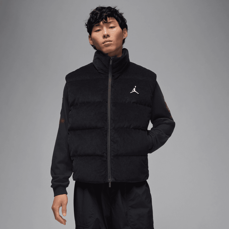 Jordan Flight Men's Down Vest 'Black/White'