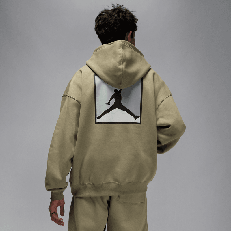 Jordan Brooklyn Fleece Men's Graphic Pullover Hoodie 'Medium Khaki'