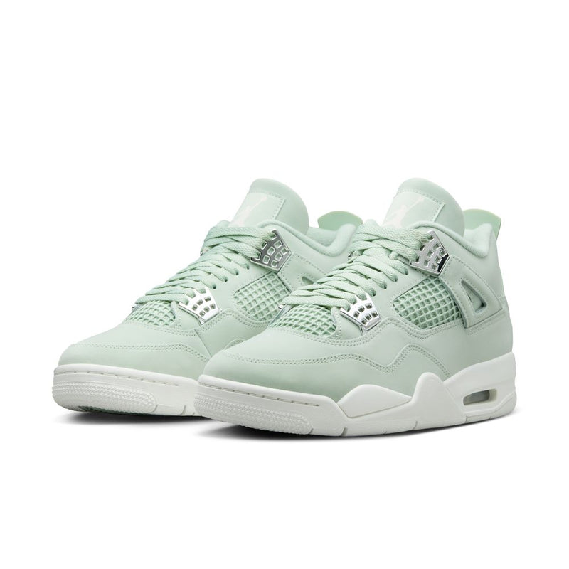 Air Jordan 4 Retro "Abundance" Women's Shoes 'Seafoam/Sail/Silver'