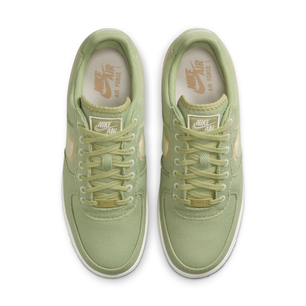 Nike Air Force 1 Low Canvas Men's Shoes 'Dusty Olive/Aura/Hemp'