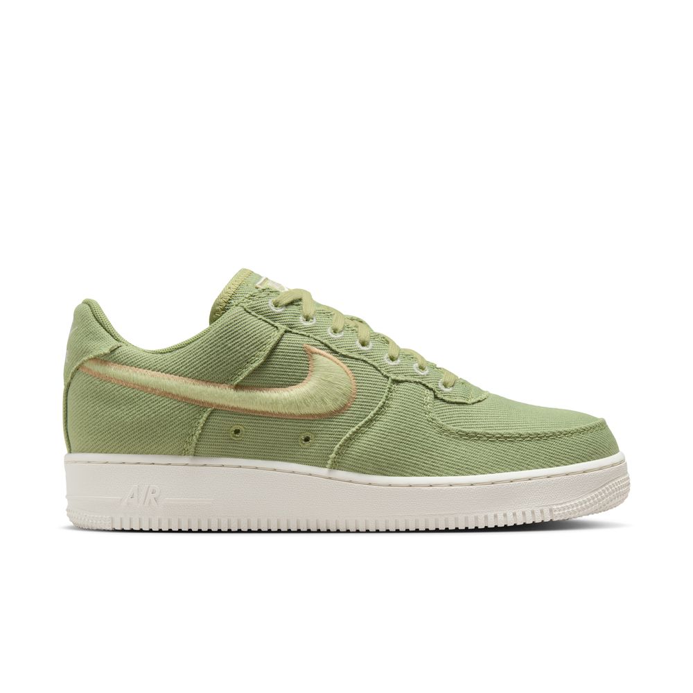 Nike Air Force 1 Low Canvas Men's Shoes 'Dusty Olive/Aura/Hemp'