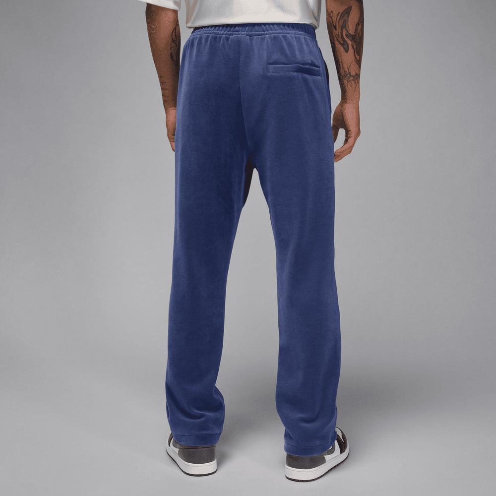 Jordan Brooklyn Men's Velour Track Pants 'Blue Void'
