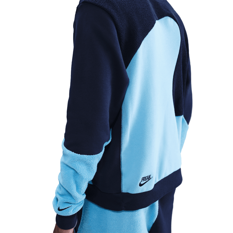 Giannis Antetokounmpo Giannis Standard Issue Men's Basketball Crew 'Navy/Aquarius Blue'
