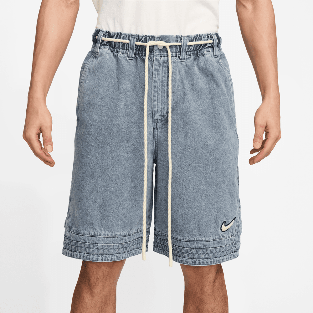 Nike Men's 10" Denim Basketball Shorts 'Blue Grey'