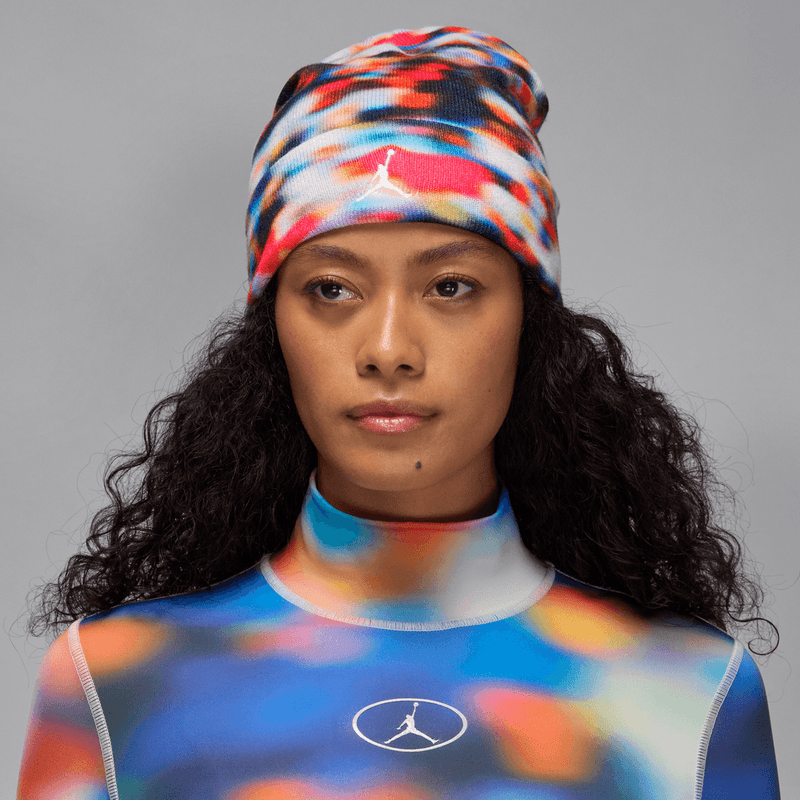 Jordan Peak Essential Mountainside Beanie 'White/Multi'