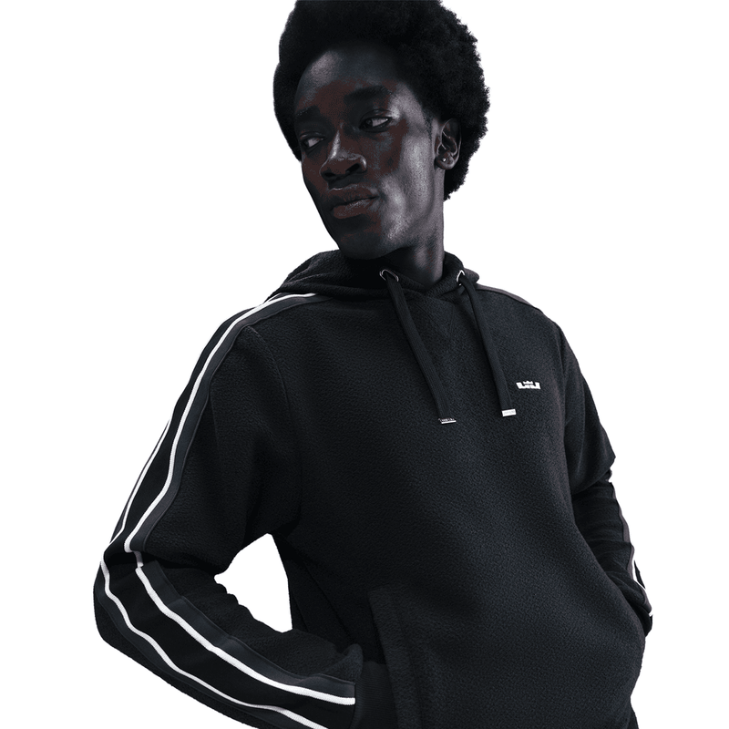 LeBron James LeBron Standard Issue Men's Therma-FIT Pullover Basketball Hoodie 'Black/Sail'