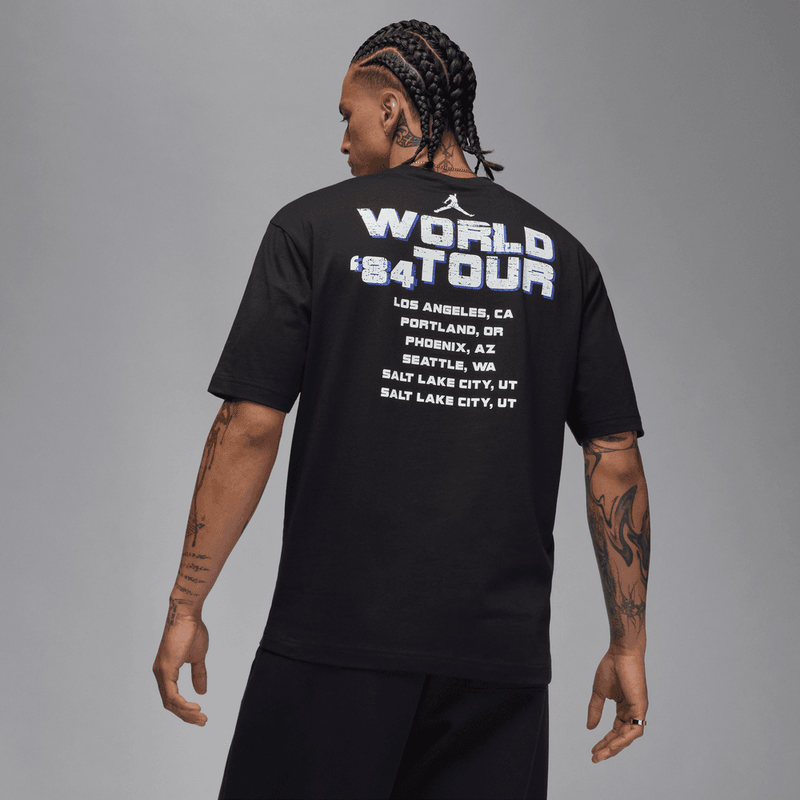 Jordan Nc World Tour T-Shirt 'Black'