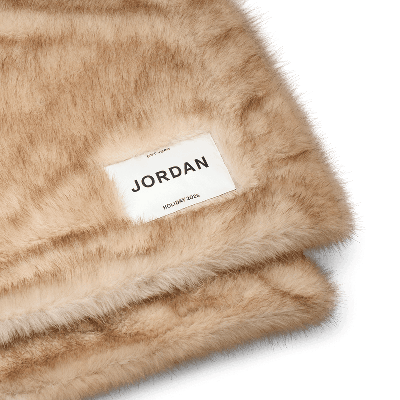 Jordan Brooklyn Fuax Fur Blanket 'Orewood'