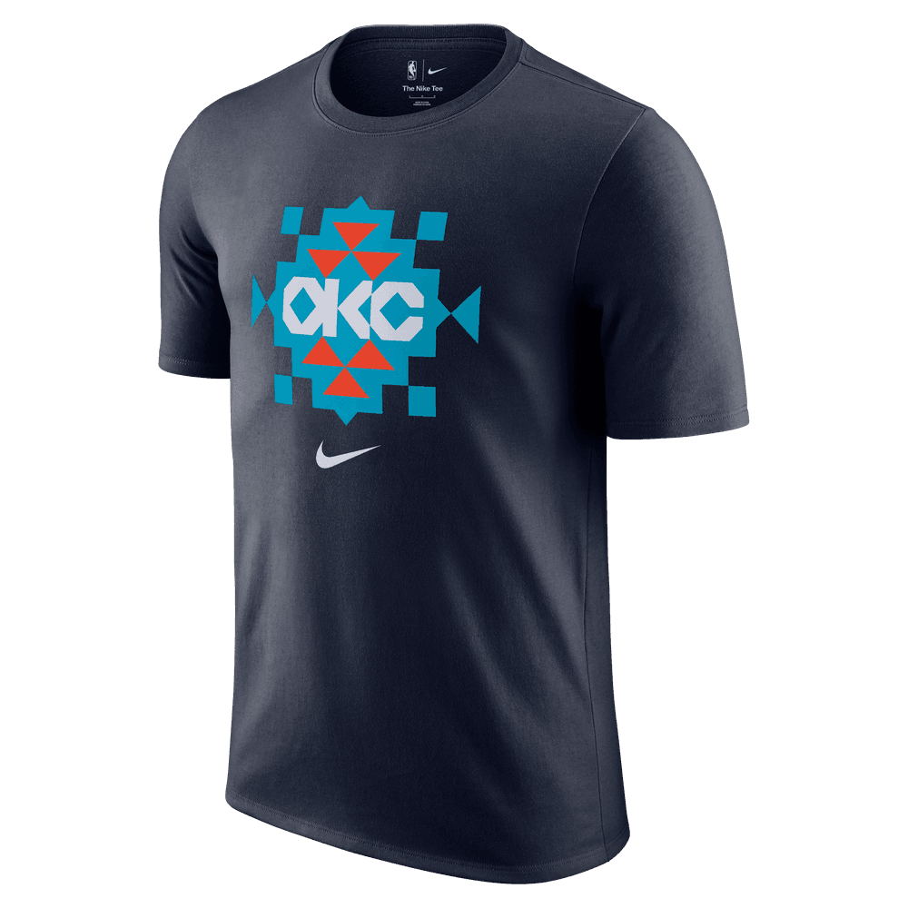 Oklahoma City Thunder Essential City Edition Men's Nike NBA T-Shirt 'Navy'