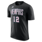 Ja Morant Memphis Grizzlies Hardwood Classics Essentials Men's Nike NBA T-Shirt 'Black'