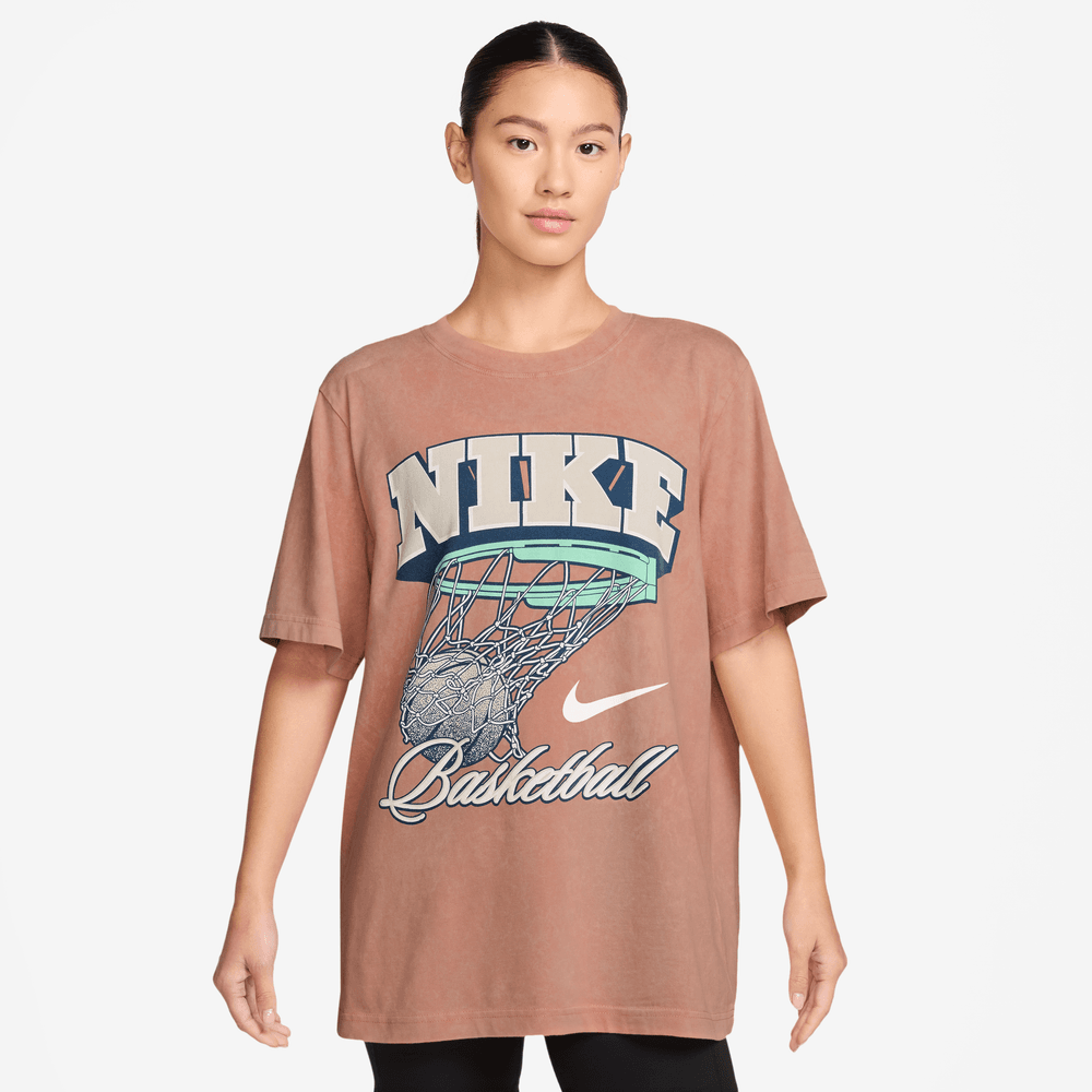 Nike Women's Loose Short-Sleeve Basketball T-Shirt 'Rose Gold'
