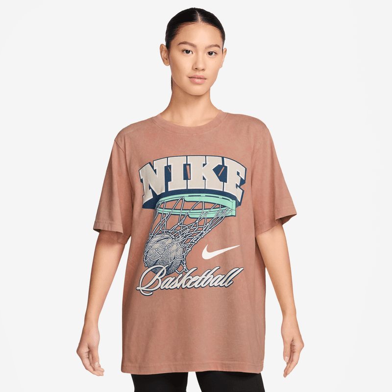 Nike Women's Loose Short-Sleeve Basketball T-Shirt 'Rose Gold'