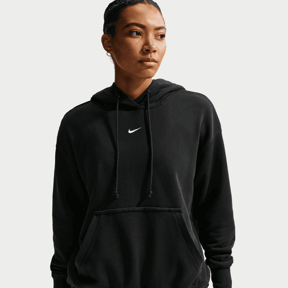 Nike Phoenix Fleece Women's Oversized Pullover Basketball Hoodie 'Black'
