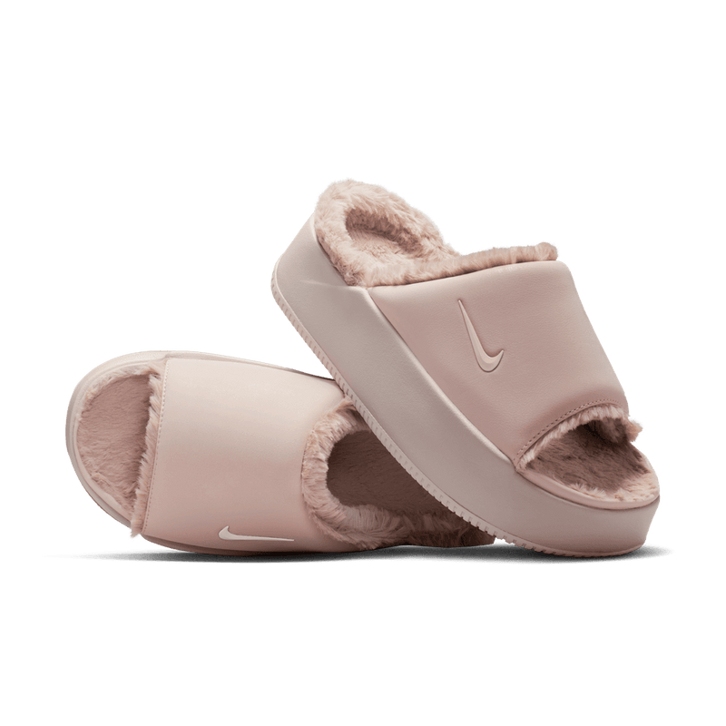 Nike Calm Elevation Fur Women's Slides 'Silt Red'