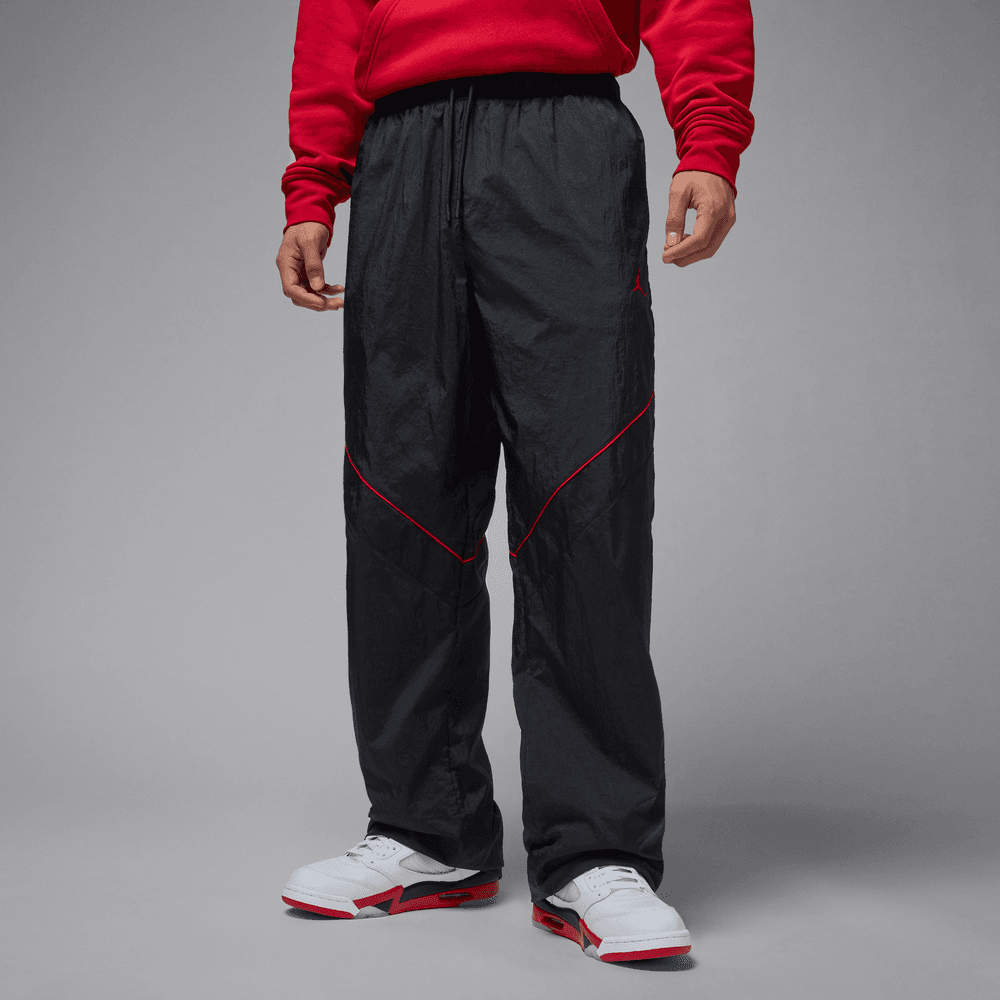 Jordan Brooklyn Men's Draft Pants 'Black/Red'