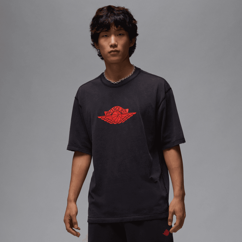 Jordan Rare Air Men's T-Shirt 'Black/Chile Red'