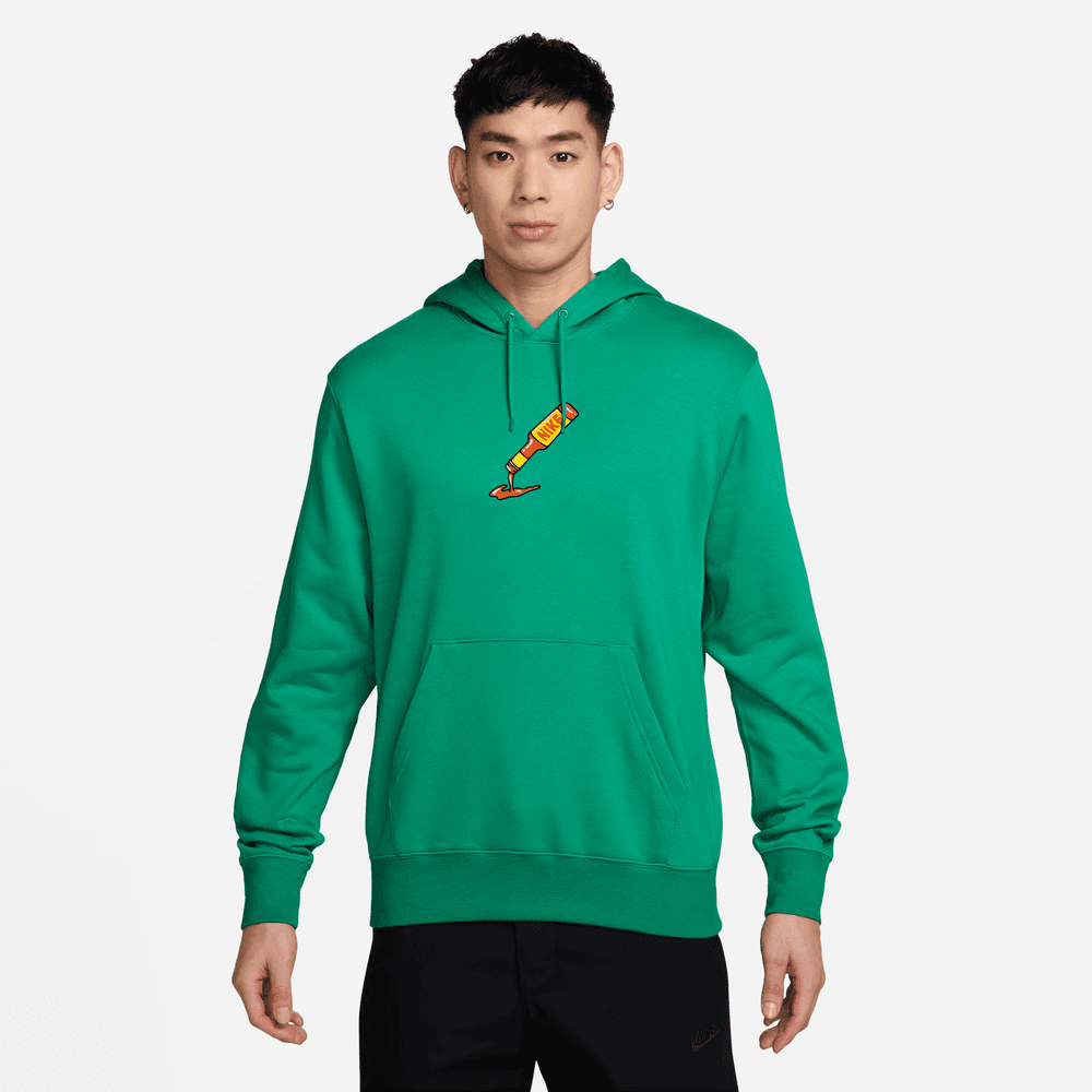 Nike Sportswear Club Pullover Fleece Hoodie 'Stadium Green'