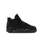 Air Jordan 4 Retro "Black Cat" Big Kids' Shoes (GS) 'Black'