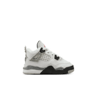 Jordan 4 Retro Baby/Toddler Shoes (TD) "White Cement" 'Summit White/Red/Cement/Grey'
