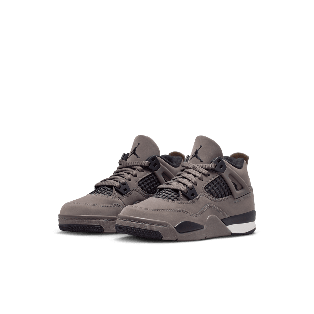 Jordan 4 Retro "Cave Stone and Black" Little Kids' Shoes (PS) 'Cavestone/Black/White'