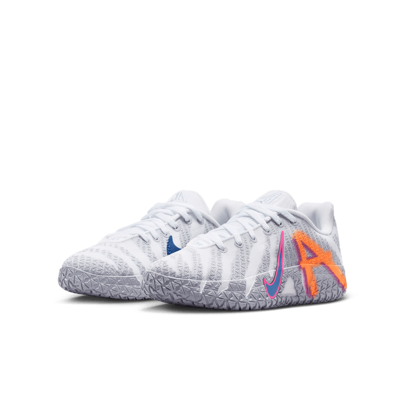 Ja Morant Ja 3 Big Kids' Basketball Shoes (GS) 'White/Blue/Dusty Cactus'