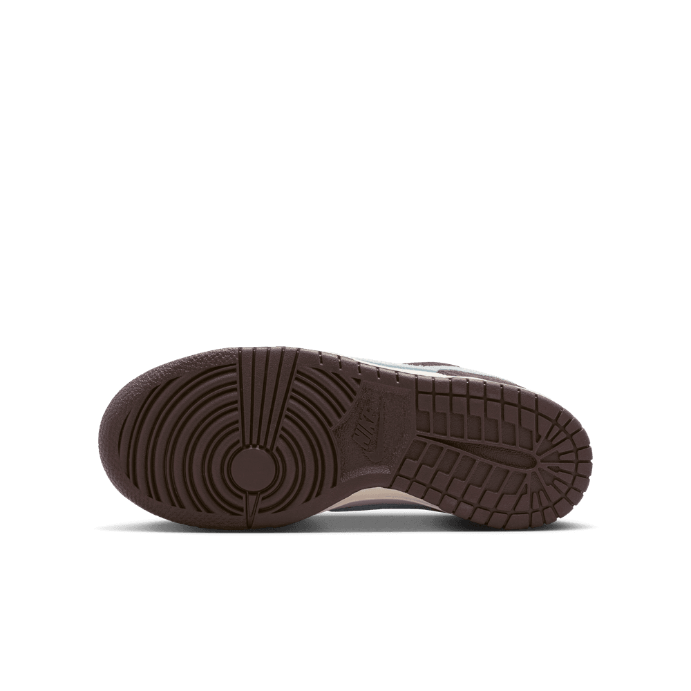 Nike Dunk Low SE Big Kids' Shoes (GS) 'White/Glacier Blue/Burgundy'