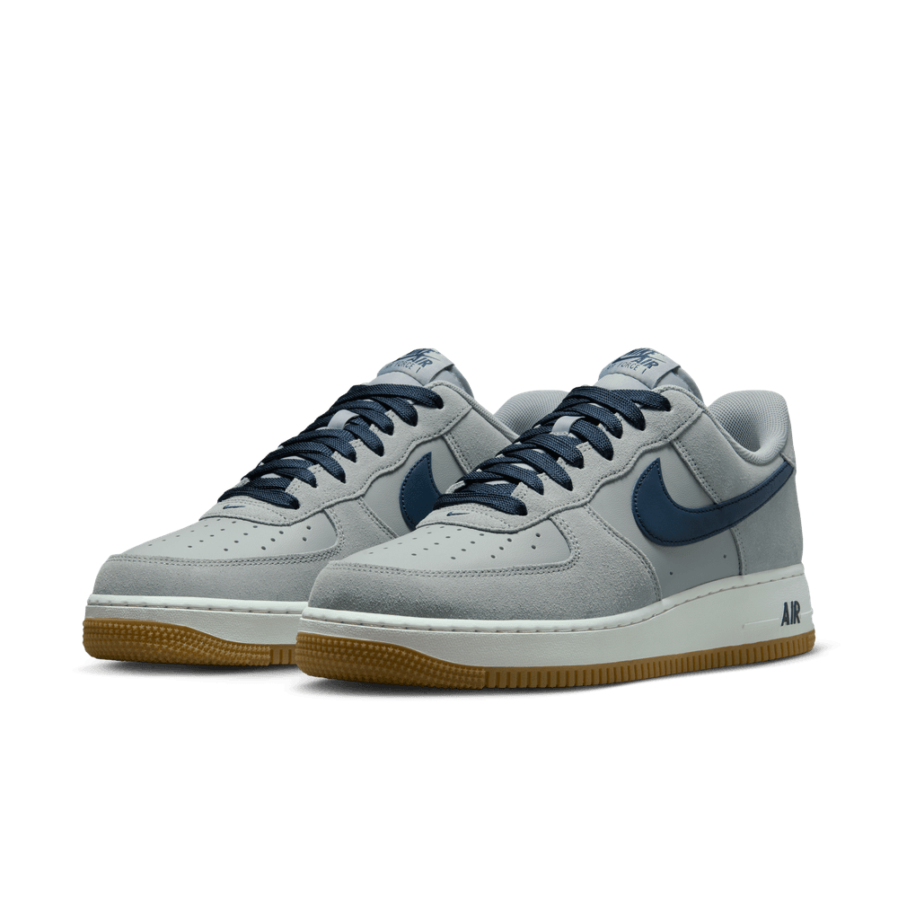 Nike Air Force 1 '07 LV8 Men's Shoes 'Smoke Grey/Navy/Gum'