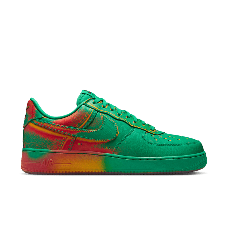 Nike Air Force 1 Low Retro Men's Shoes 'Green/Crimson/Orange'