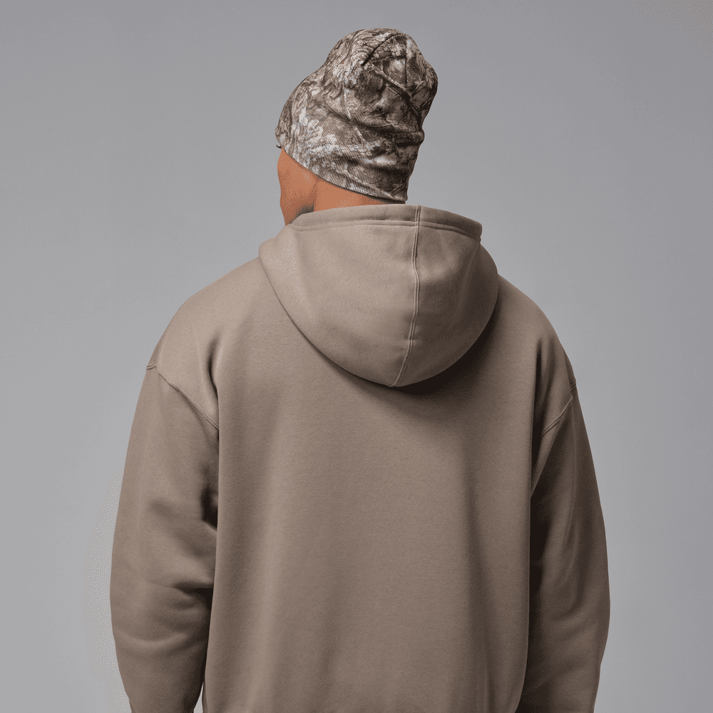 Jordan Brooklyn Fleece Men's Oversized Full-Zip Hoodie 'Olive Grey'