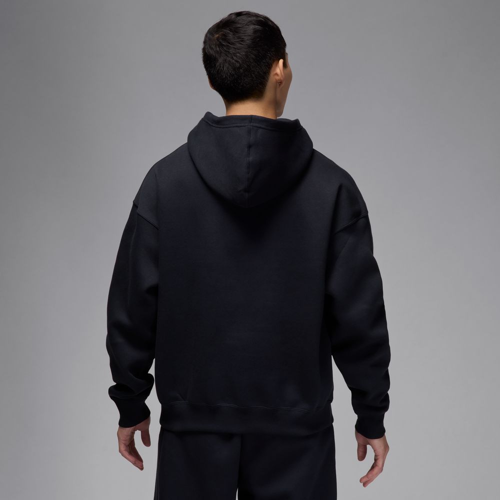 Jordan Brooklyn Fleece Men's Oversized Pullover Hoodie 'Black/Sail'