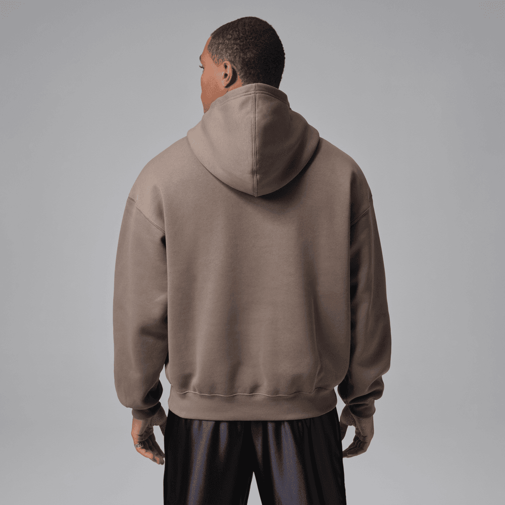 Jordan Brooklyn Fleece Men's Oversized Pullover Hoodie 'Olive Grey'