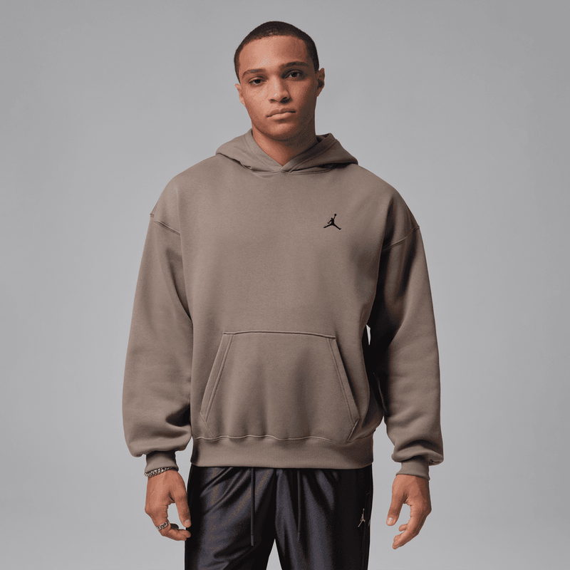 Jordan Brooklyn Fleece Men's Oversized Pullover Hoodie 'Olive Grey'